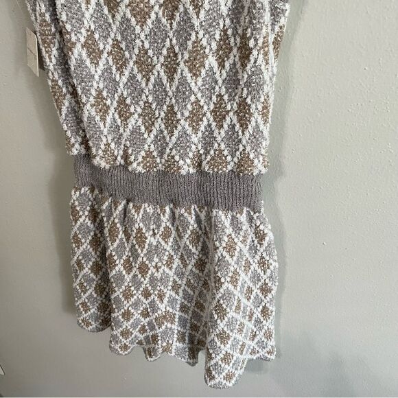 Free People X REVOLVE Dream Diamonds Romper in Grey Combo - Picture 9 of 12